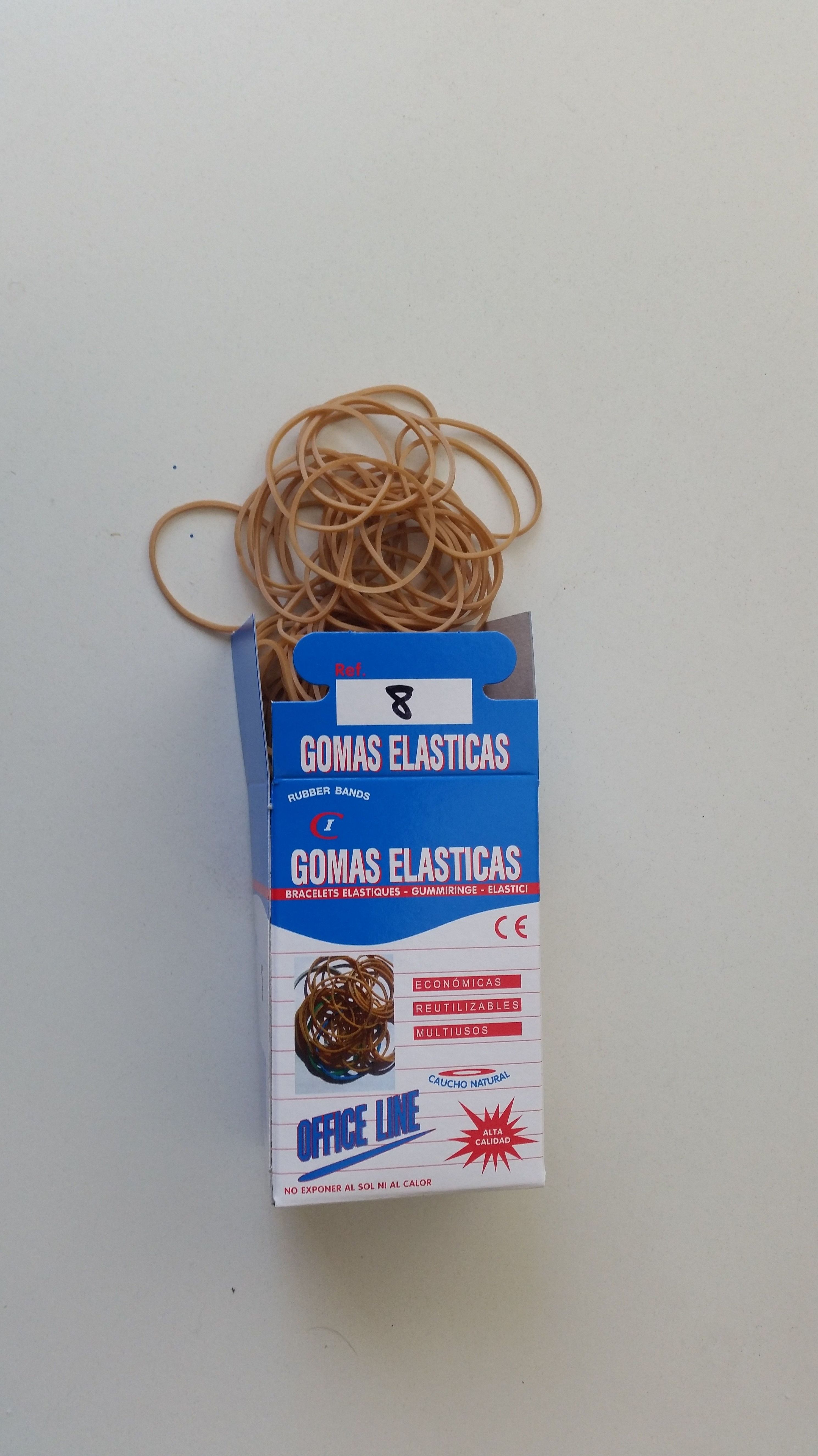 Cajas Gomas Elásticas de 100 Gr