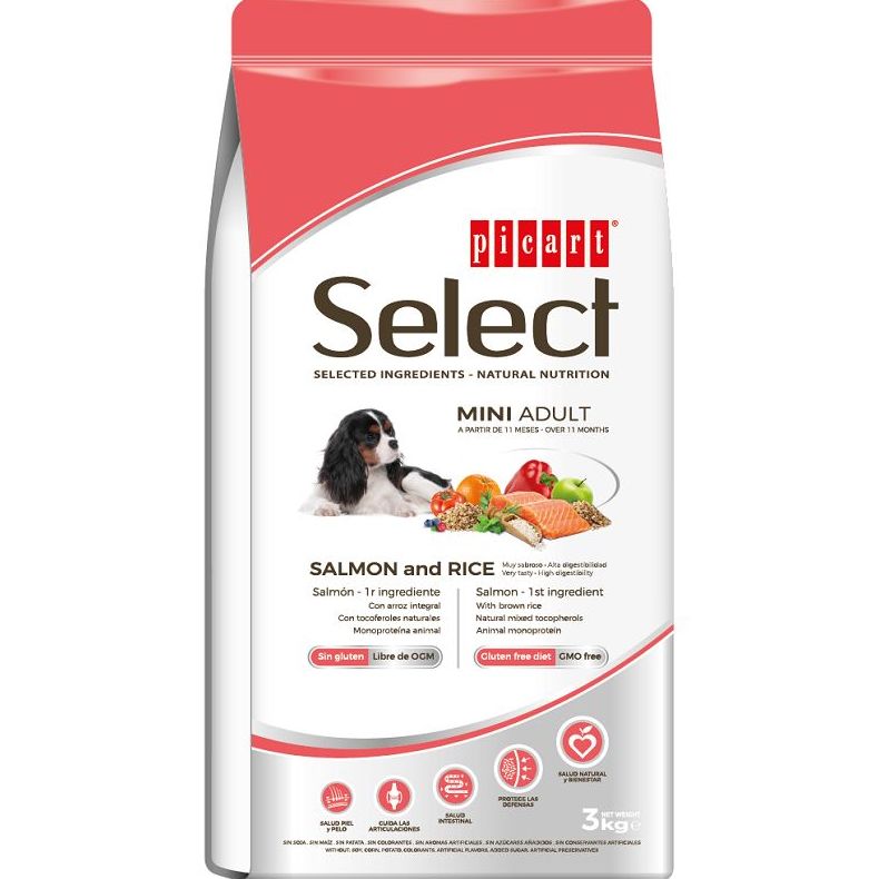 PICART SELECT MINI ADULT SALMÓN AND RICE