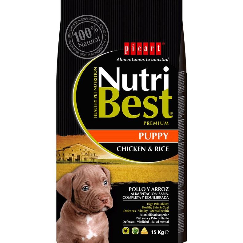 PICART NUTRIBEST PUPPY 15 KG.