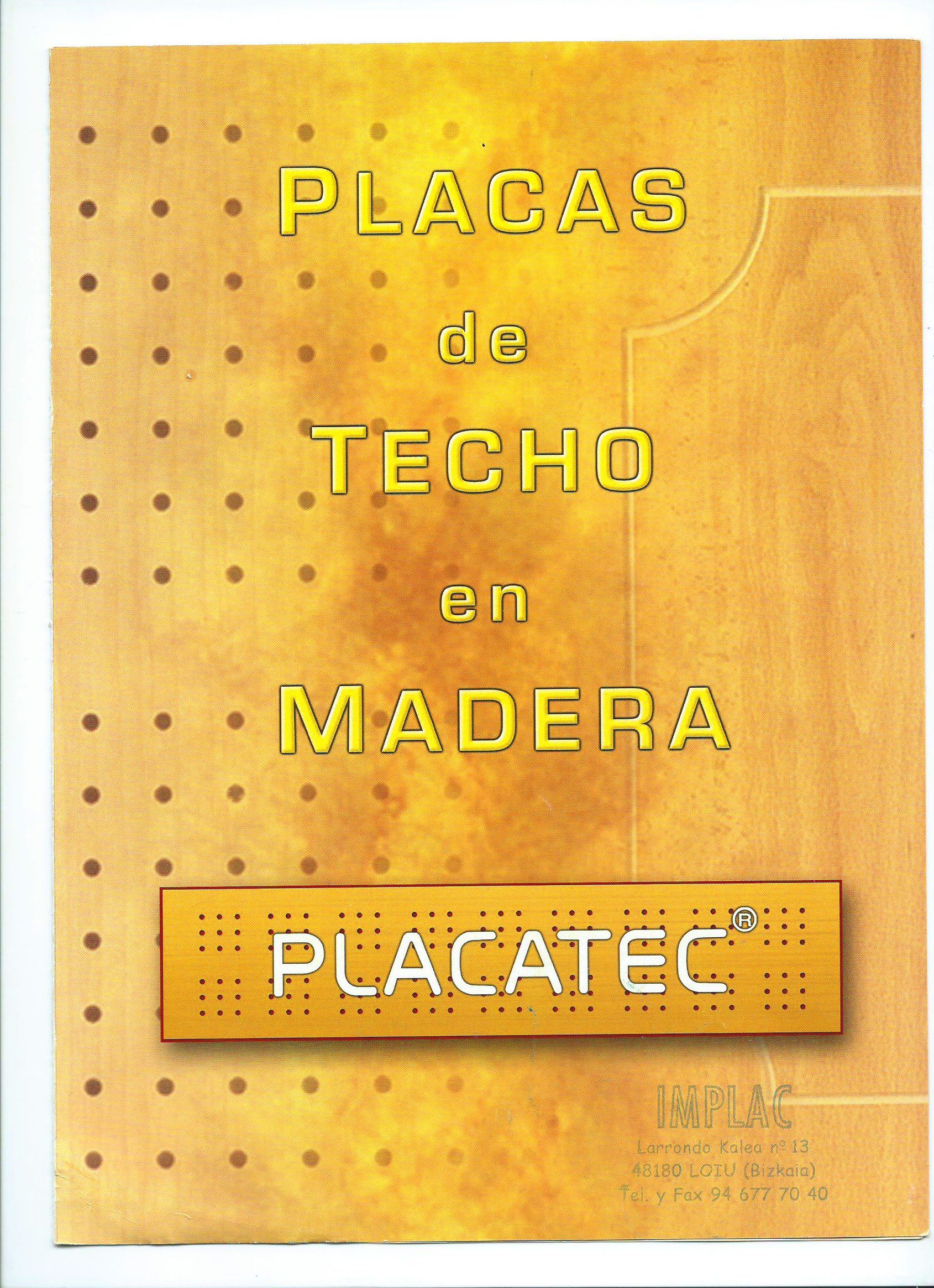 placas de techo en madera