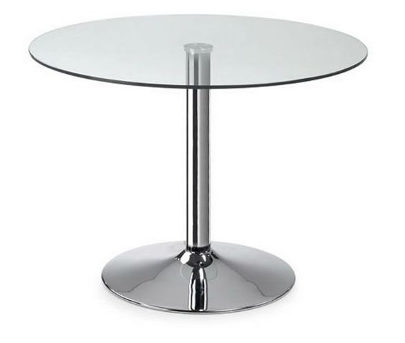 Mesa de cristal 100 cm