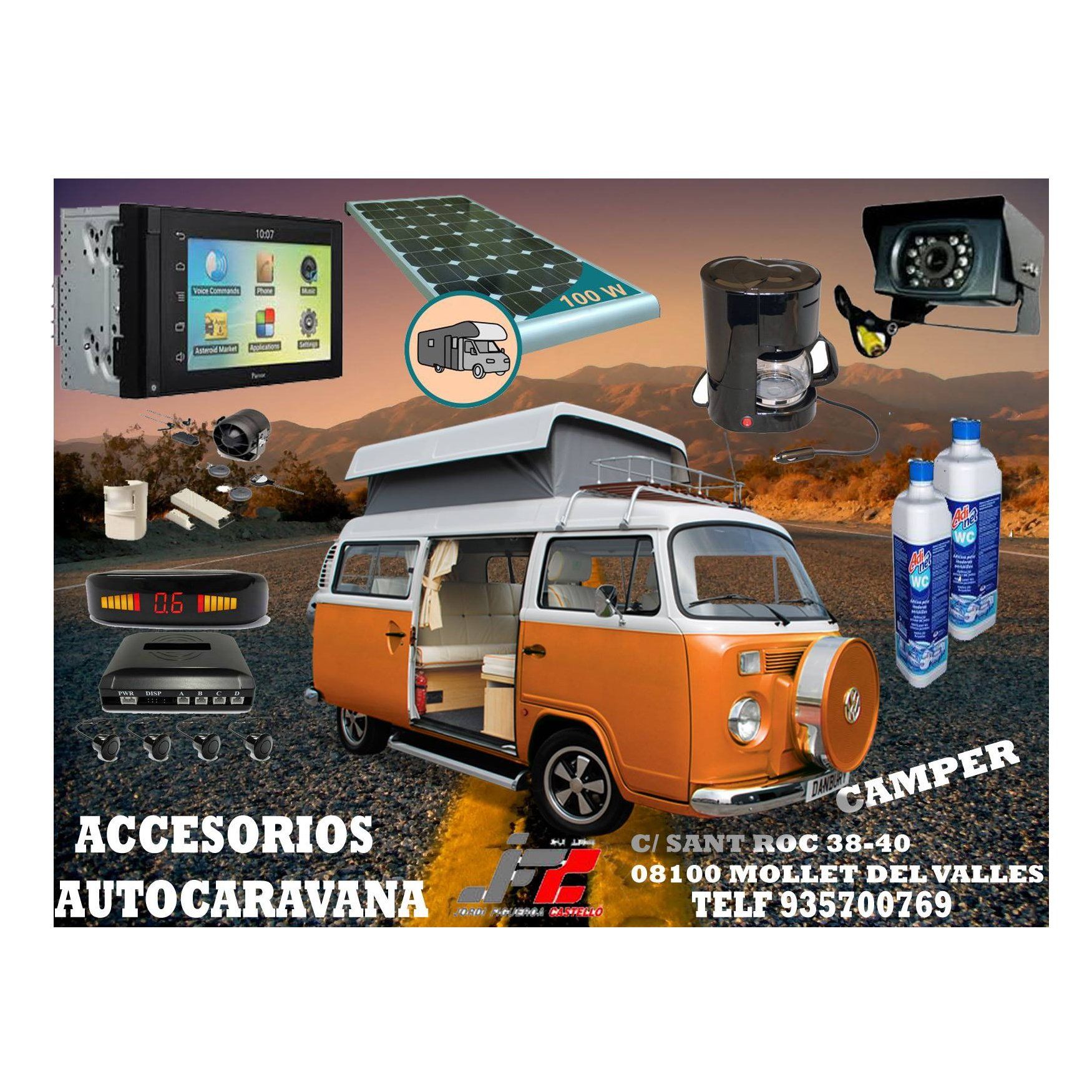 Equipamiento autocaravanas