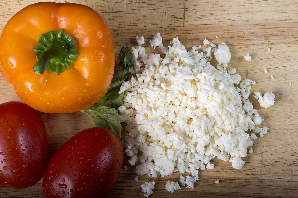 Sustitutivos del queso para alimentación vegana.