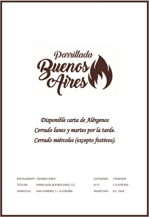 Carta Restaurante – Carta AlPunto