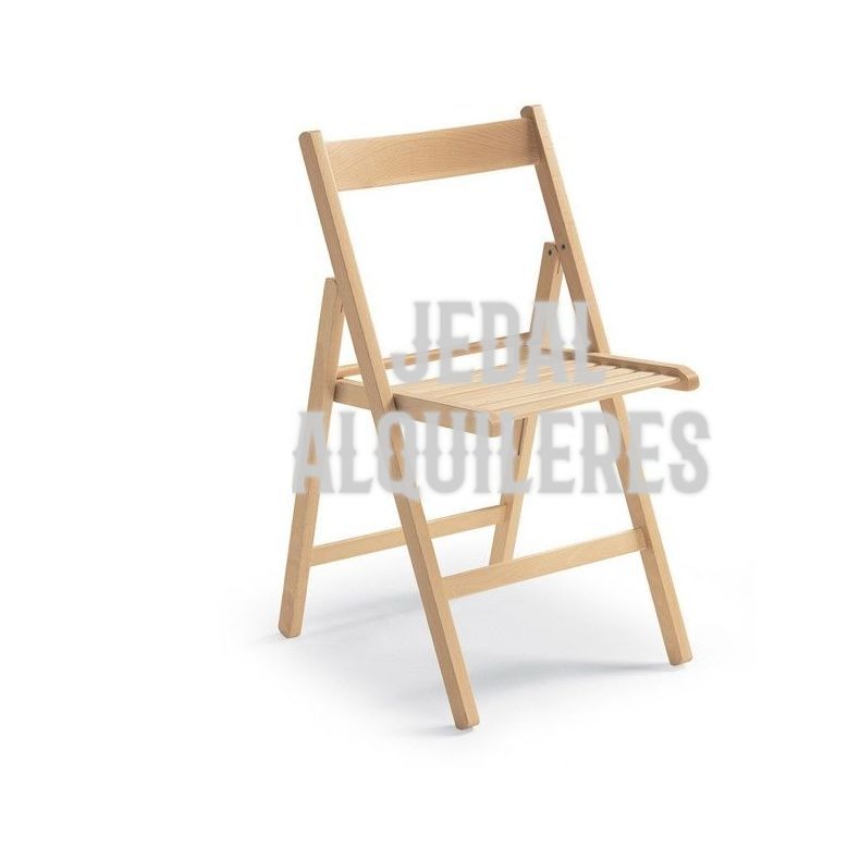 Silla plegable madera