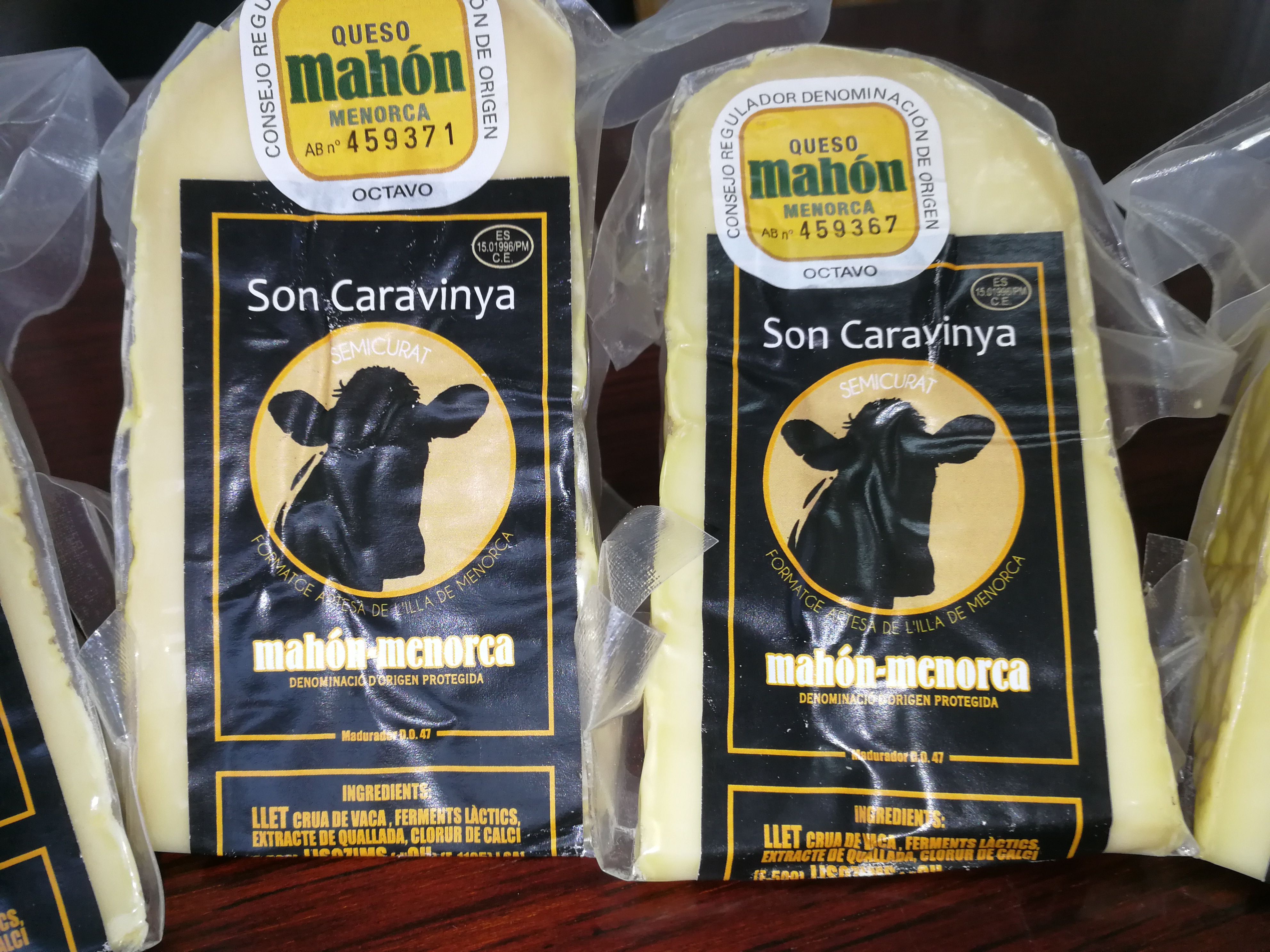 1/8 queso Son Caravinya semi 0,350 - 0,415 Kg