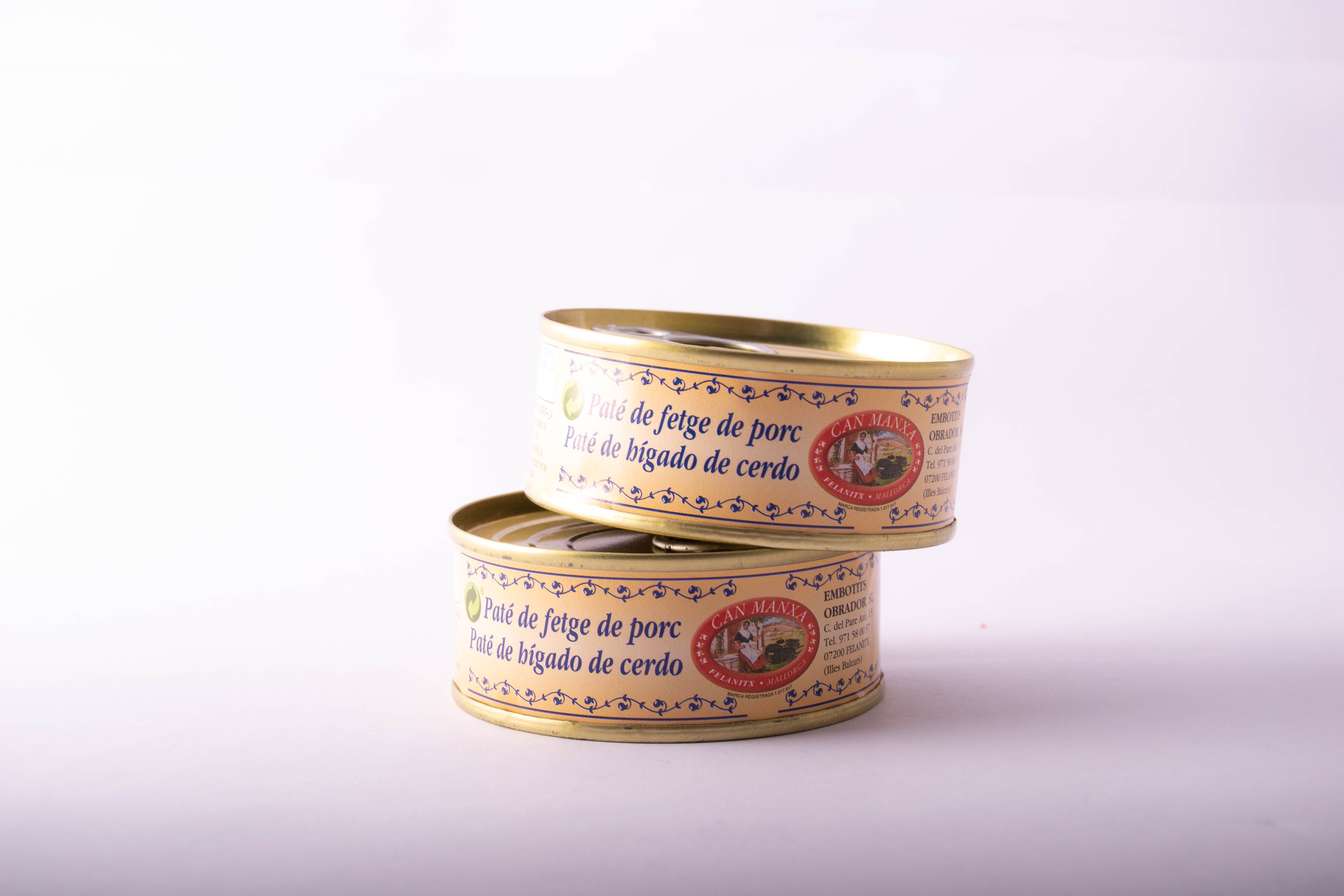 PATÉ CAN MANXA PATÉ DE HIGADO DE CERDO 1/8 85g