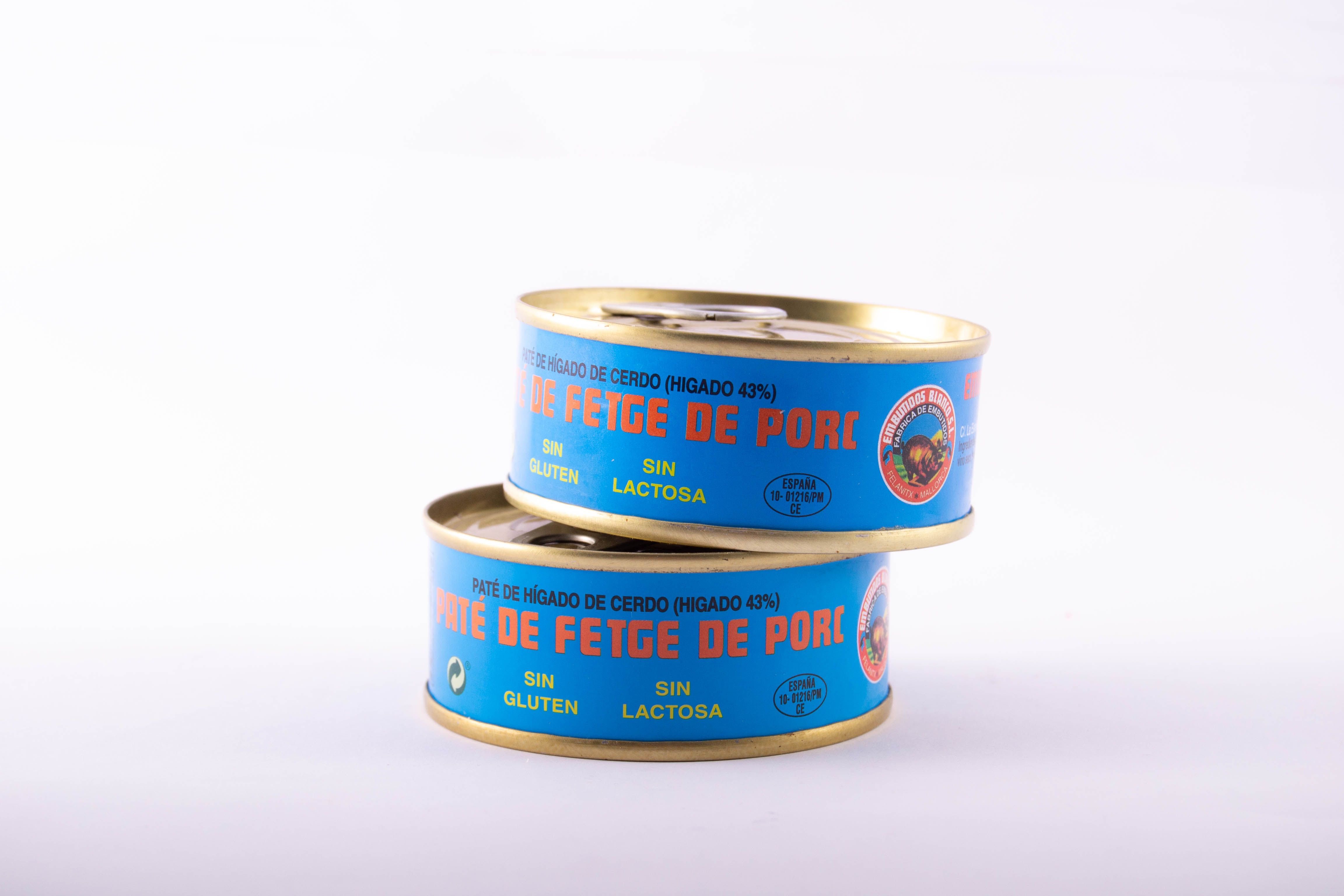 PATÉ BLANCO PATÉ DE HIGADO DE CERDO BLANCO 1/8  80g