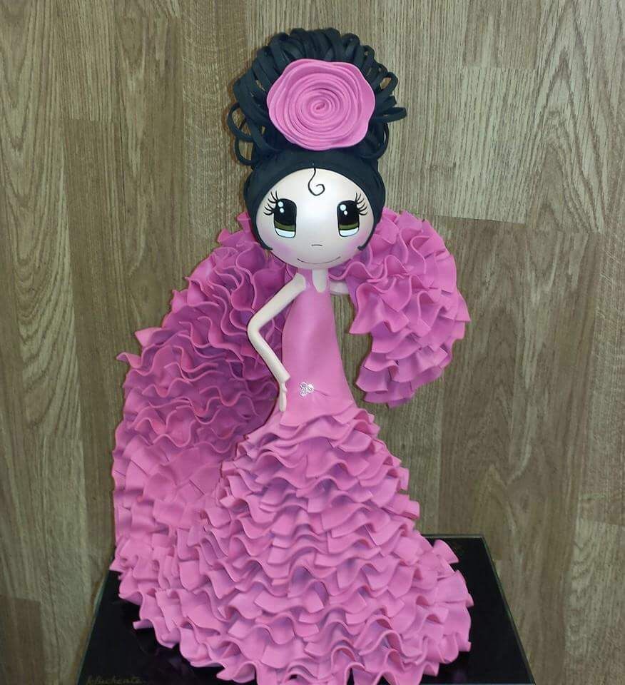 Fofucha personalizada de Flamenca