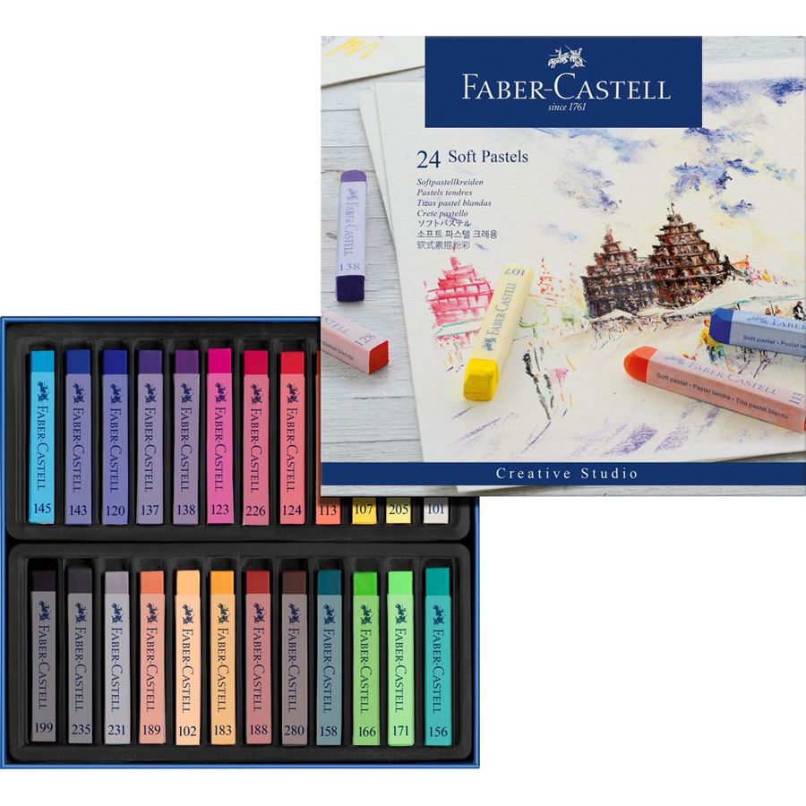 Cajas de pastel barra entera Faber Castell