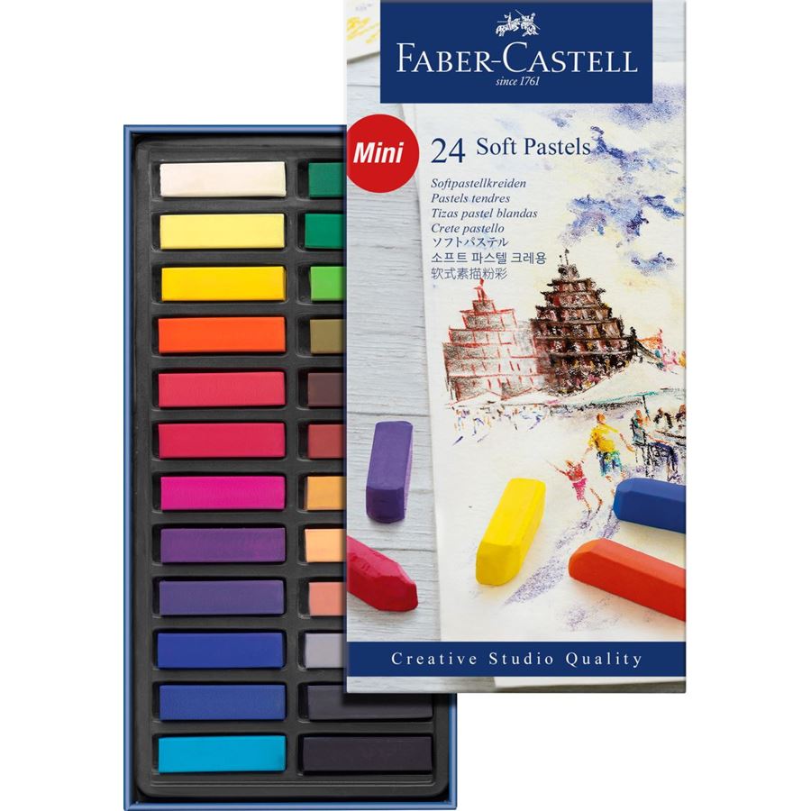 Cajas de pastel Faber Castell media barra