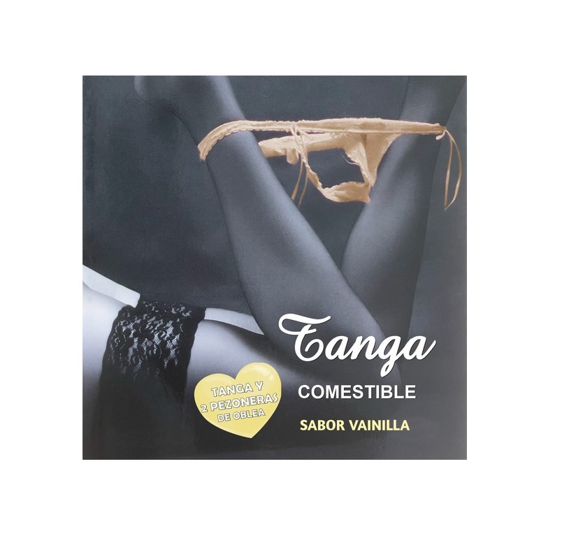 TANGA + 2 PEZONERAS OBLEA ELLA VAINILLA