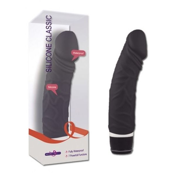 SILICONE CLASSIC BLACK 17 CM