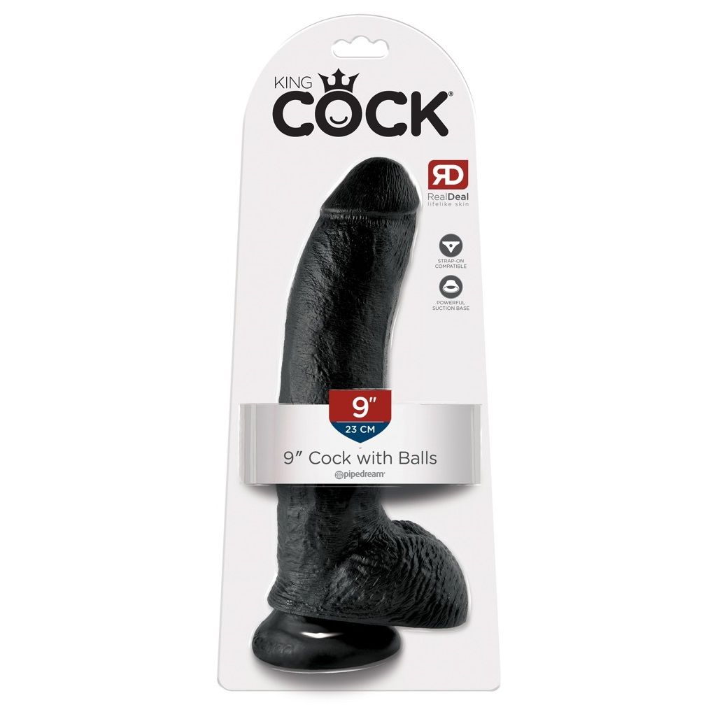 KING COCK 9 22,9 CM NEGRO