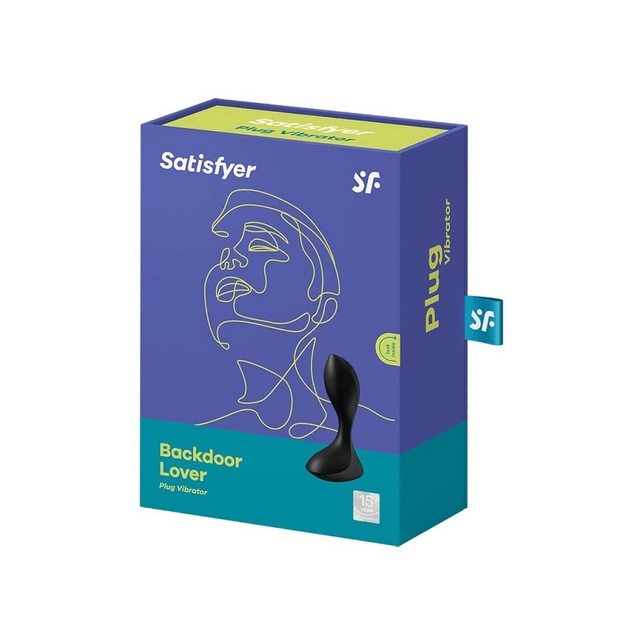 SATISFYER BACKDOOR ANAL VIBRADOR NEGRO