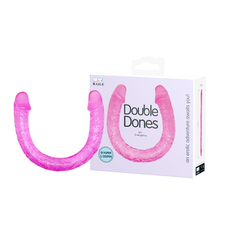 DOBLE DONES 50 CM. ROSA