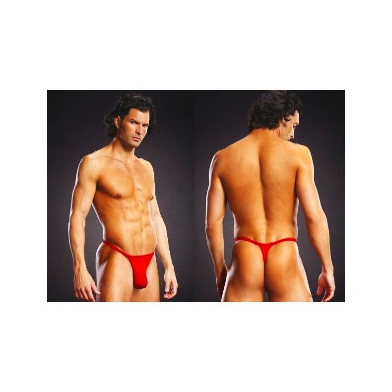 TANGA BLUE LINE ROJO S-M