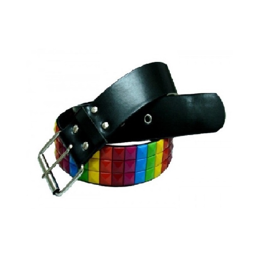 CINTURON ARCOIRIS NEGRO  -OFERTA-