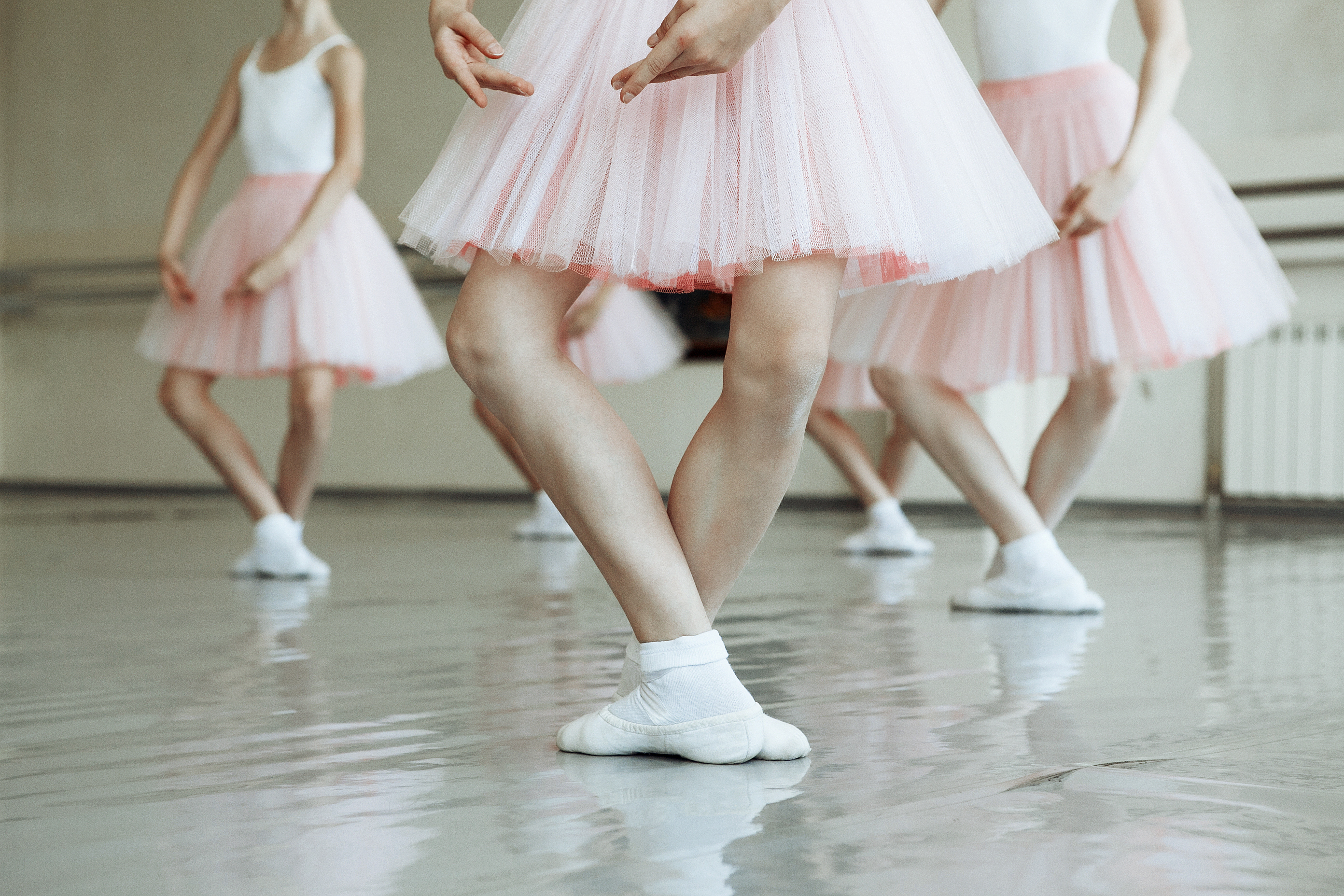 Ballet leotards and skirts