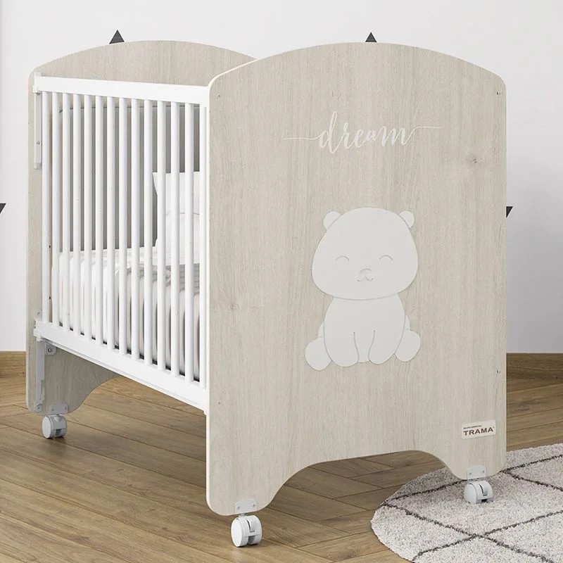 CUNA TRAMA DEAR BEAR ROBLE-BLANCO