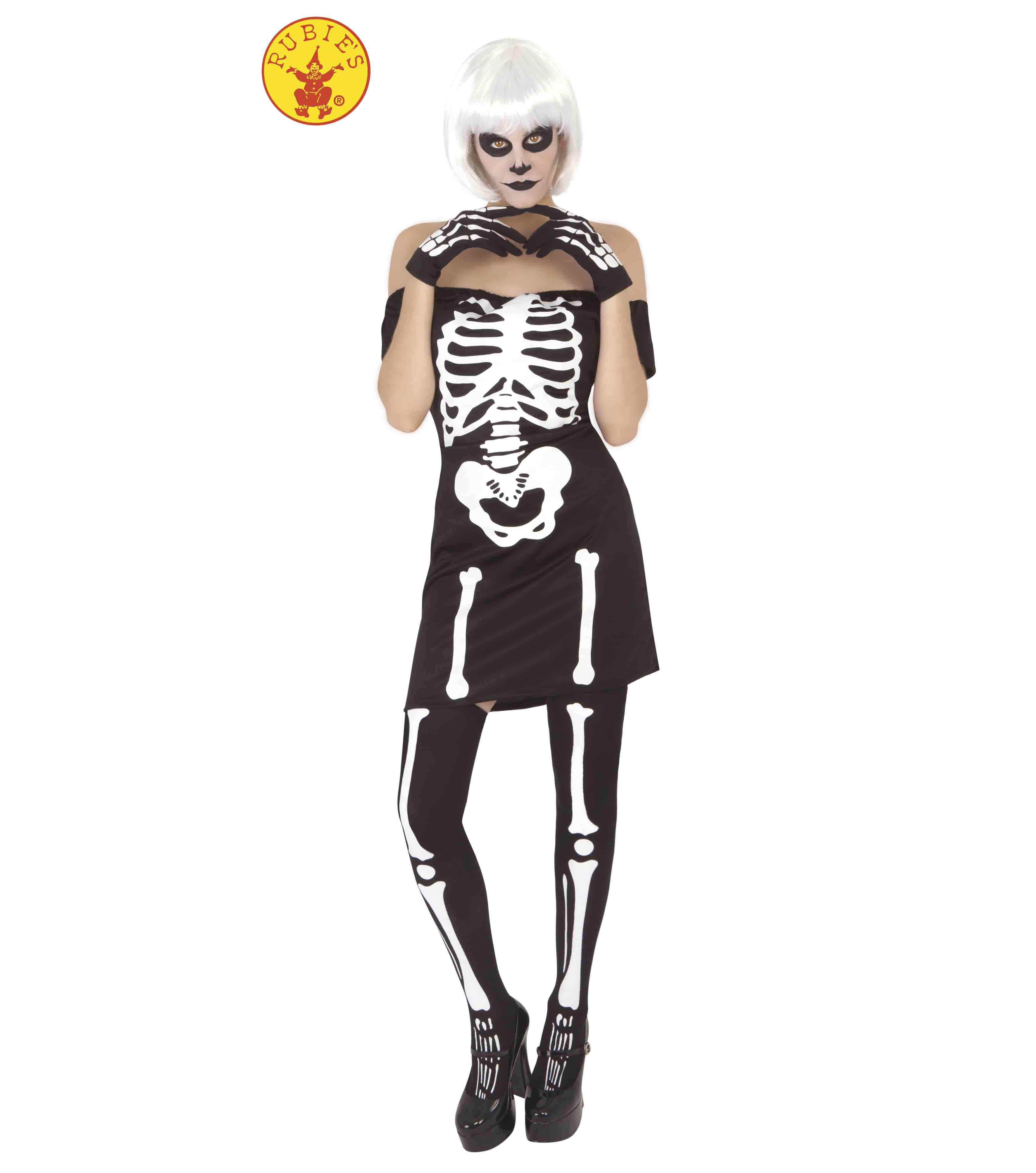 Disfraz Miss Skeleton adulto