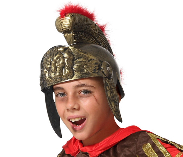 Casco romano infantil