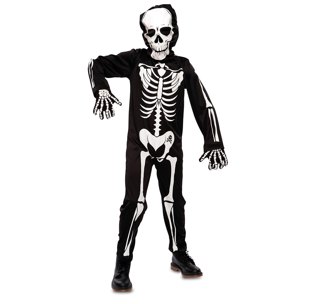 Disfraz esqueleto infantil 7-9 años
