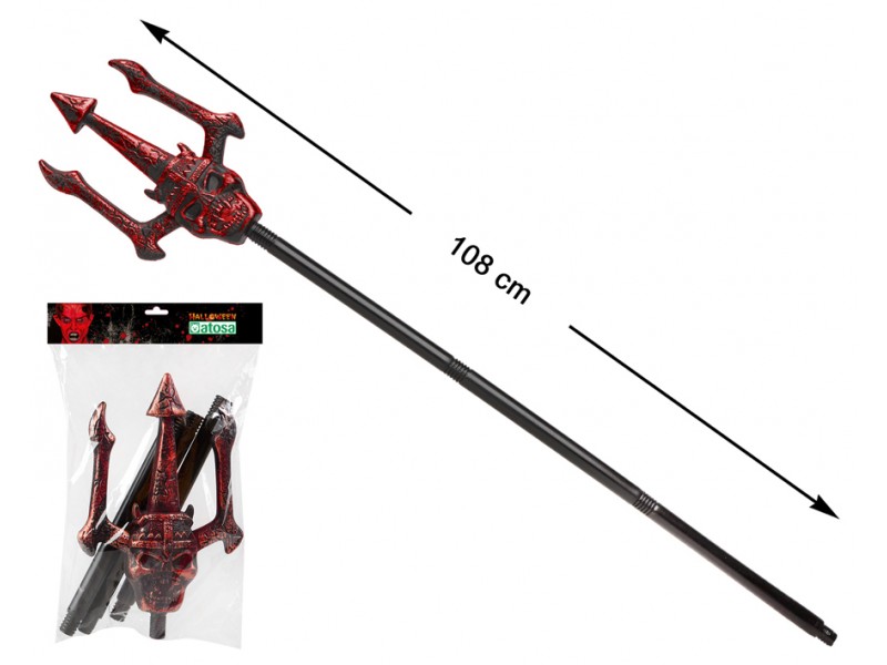 Tridente desmontable calavera 108cm