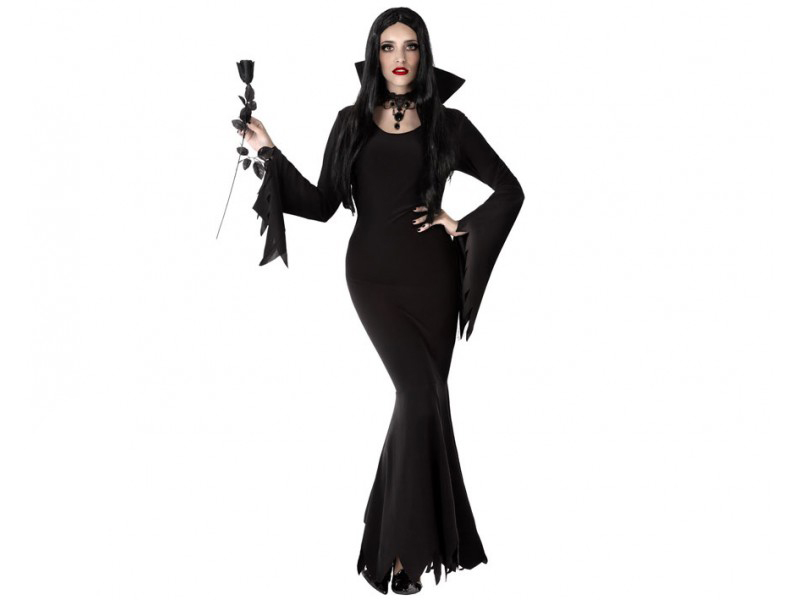 Disfraz vampiresa Morticia adulto