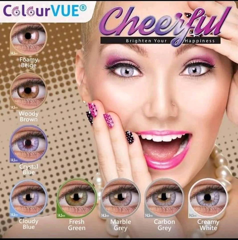 LENTES DESECHABLES COLOURVUE CHEERFUL (uso mensual)