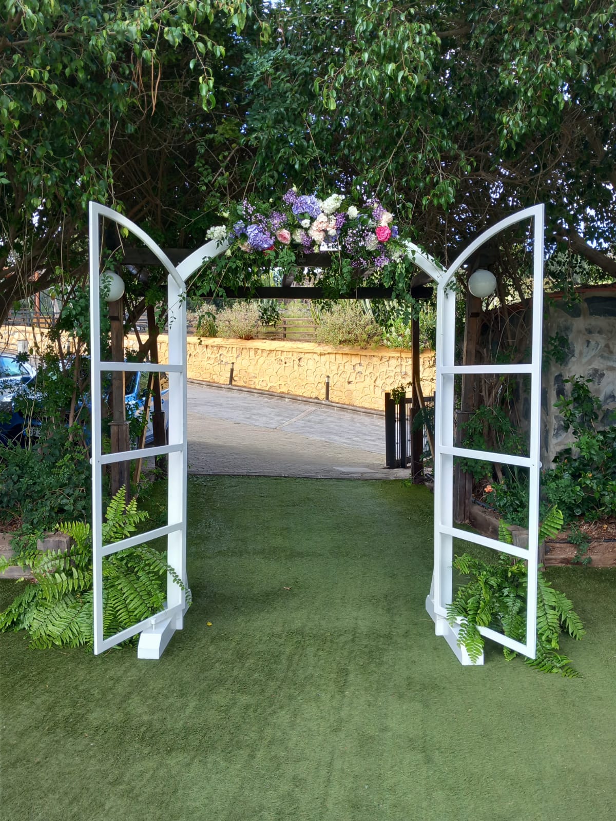 Puertas para la ceremonia