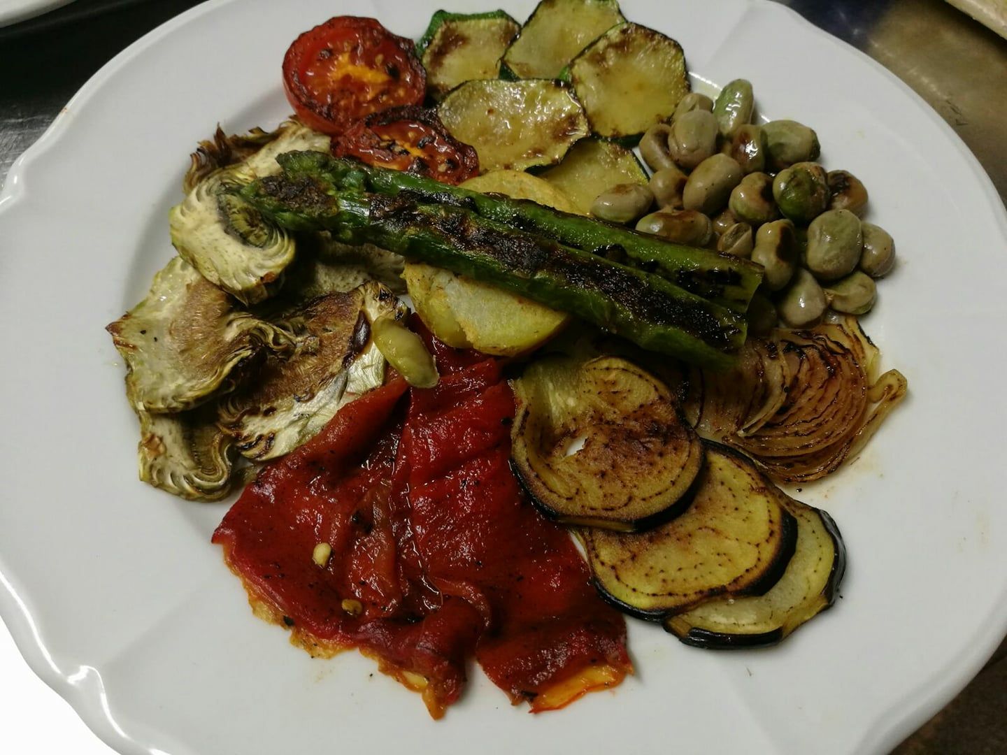 Menú vegetariano