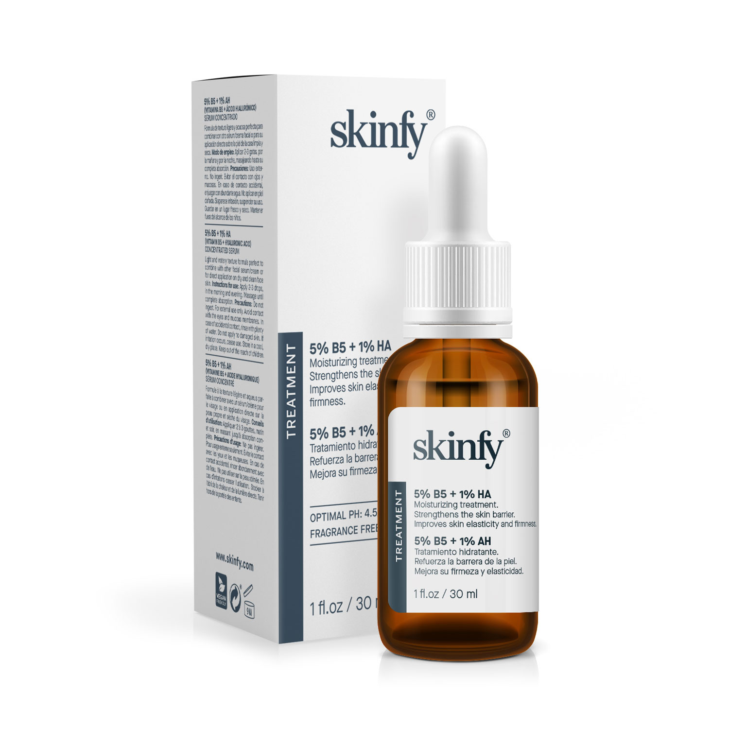 Hydrating Serum Vitamin B5 and Hyaluronic Acid