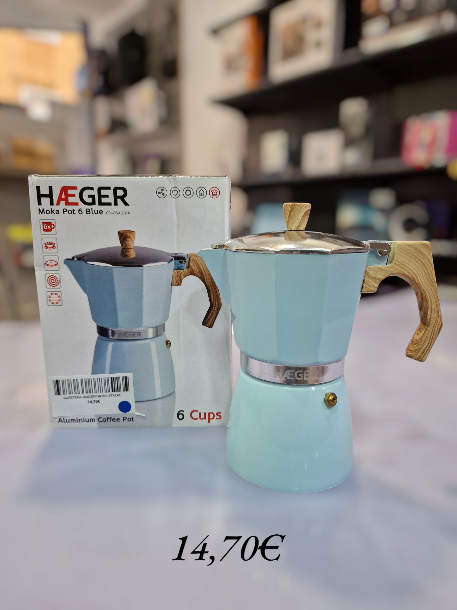Haeger Moka 6 tazas