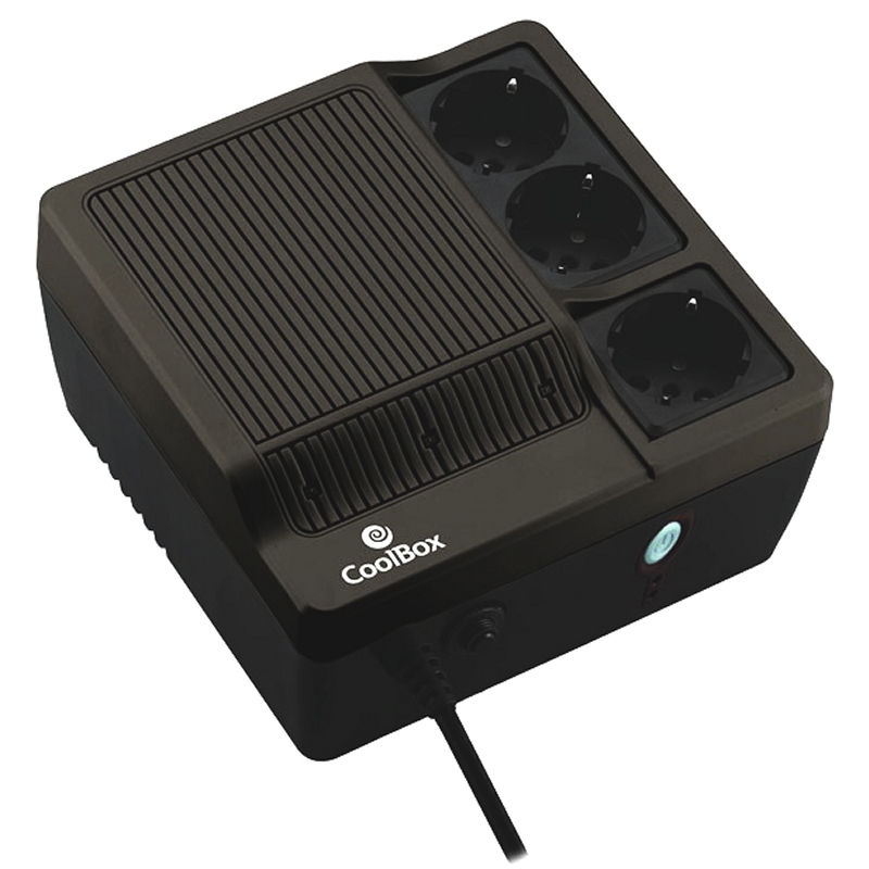 CoolBox SAI Scudo 600 negro (600VA)