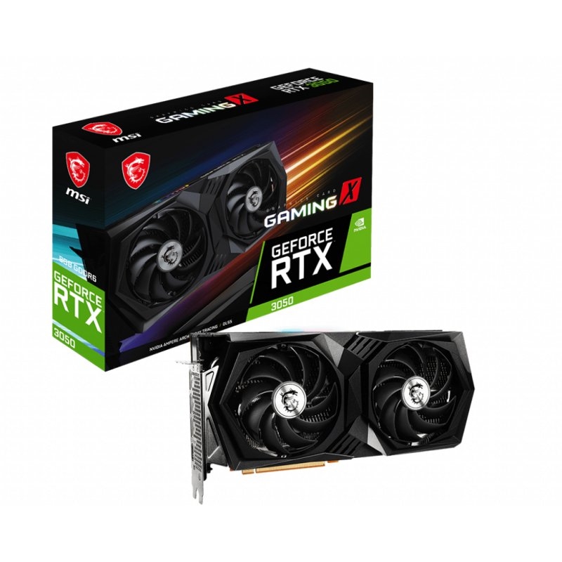 MSI VGA NVIDIA RTX 3050 GAMING X 8GB DDR6