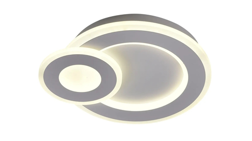 Plafón led 2 círculos.