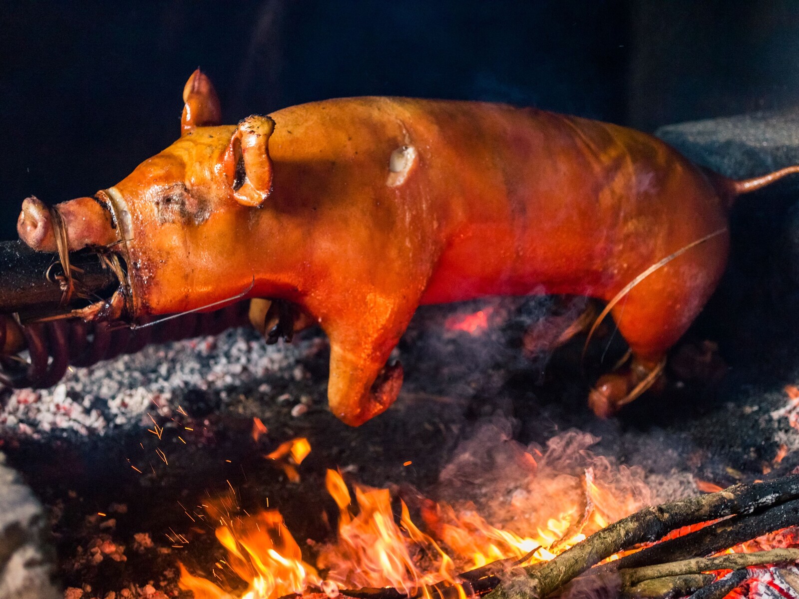 Menú especial con cochinillo asado