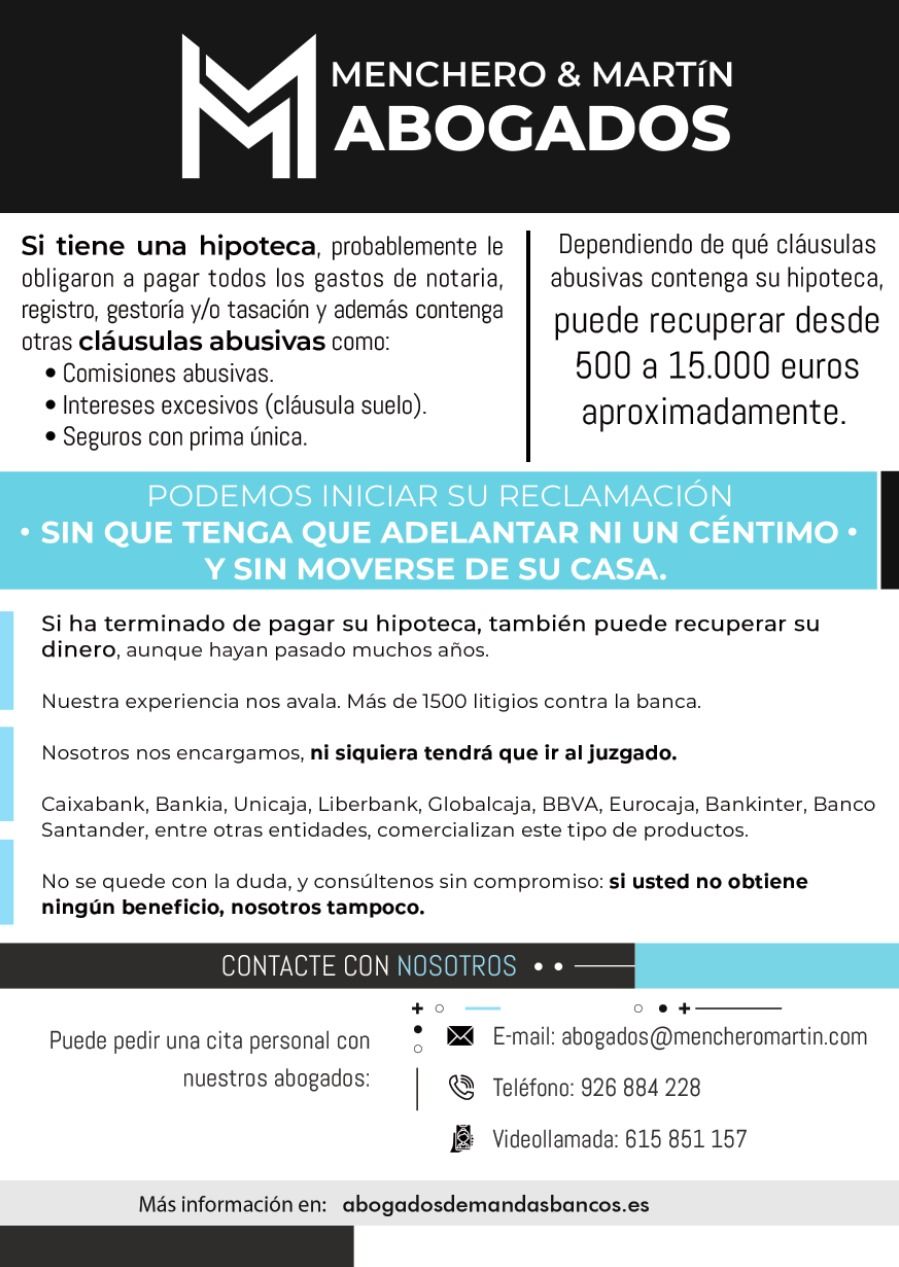 Recuperación de gastos de formalización de hipotecas