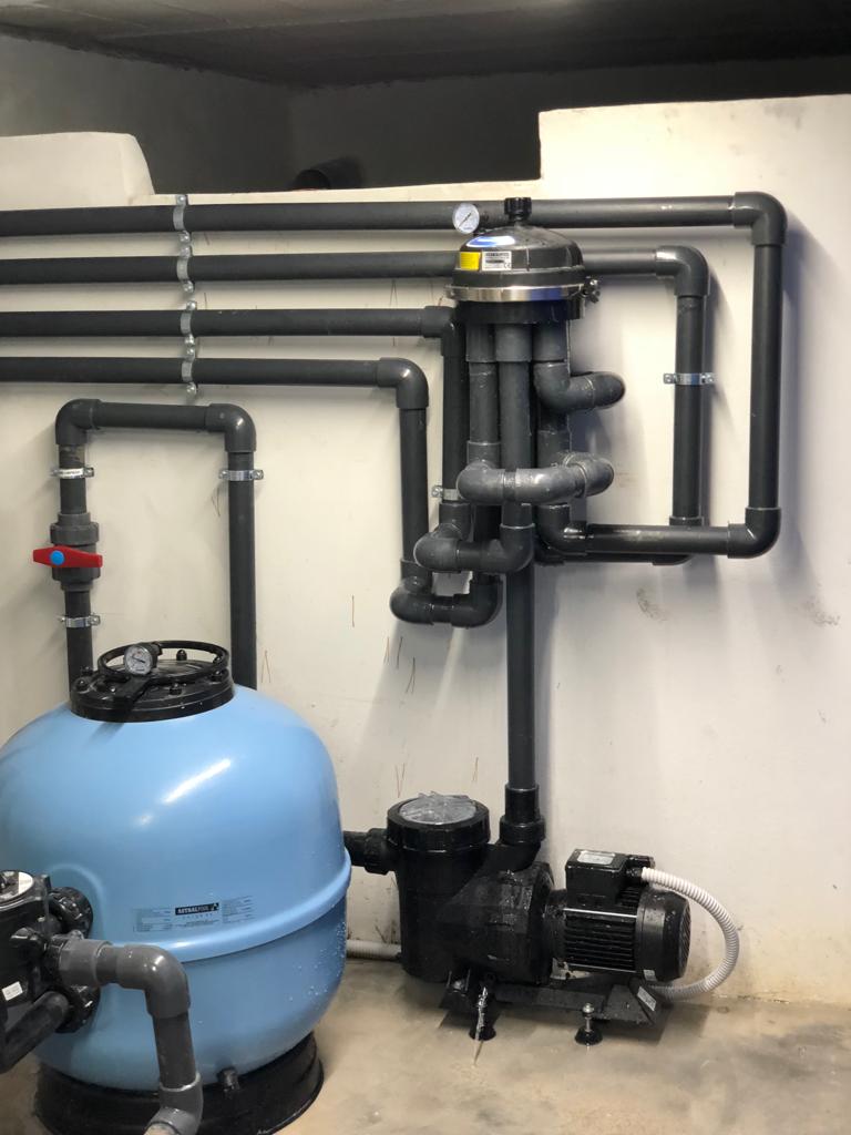 Pressure boosting system
