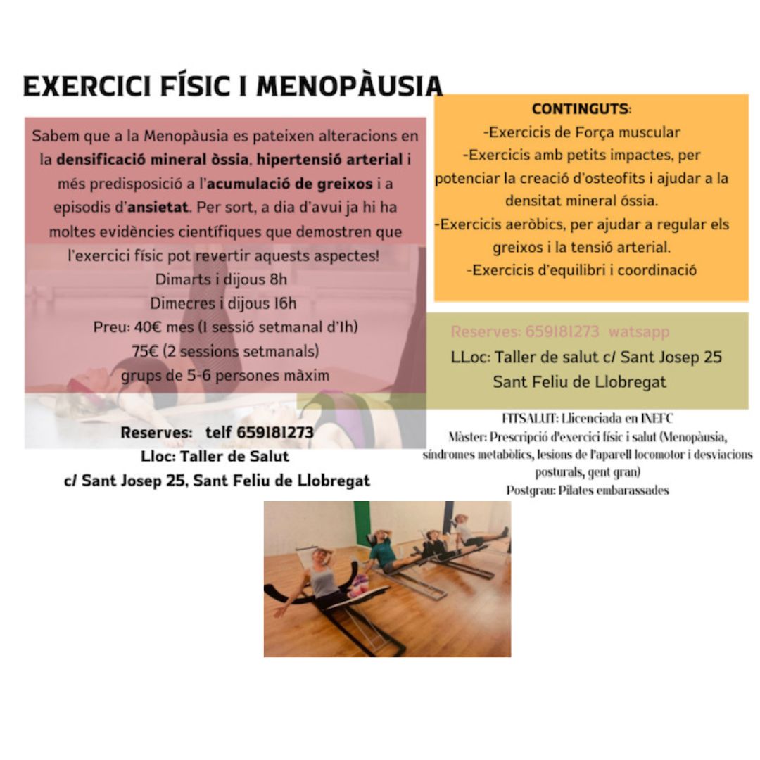 EXERCICI FÍSIC I MENOPAUSA