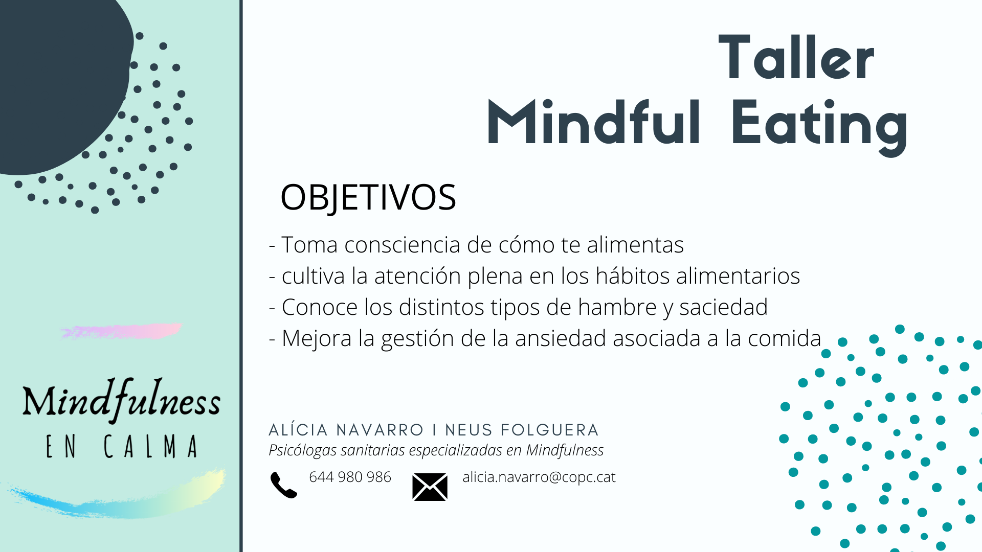 TALLER DE MINDFUL EATING