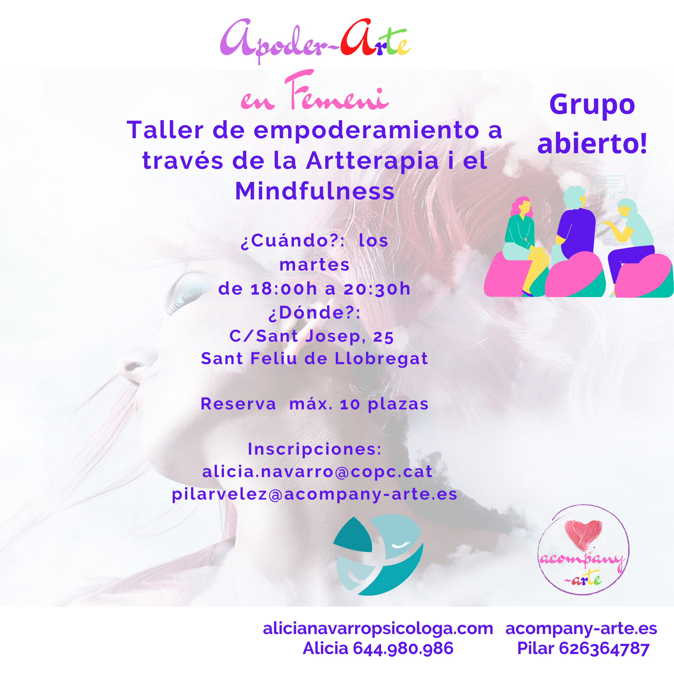 TALLER DE MINDFULNESS Y ARTETERAPIA PARA EL EMPODERAMIENTO FEMENINO