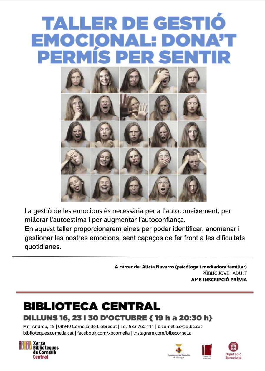 COLABORACIÓN CON LA BIBLIOTECA CENTRAL DE CORNELLÀ