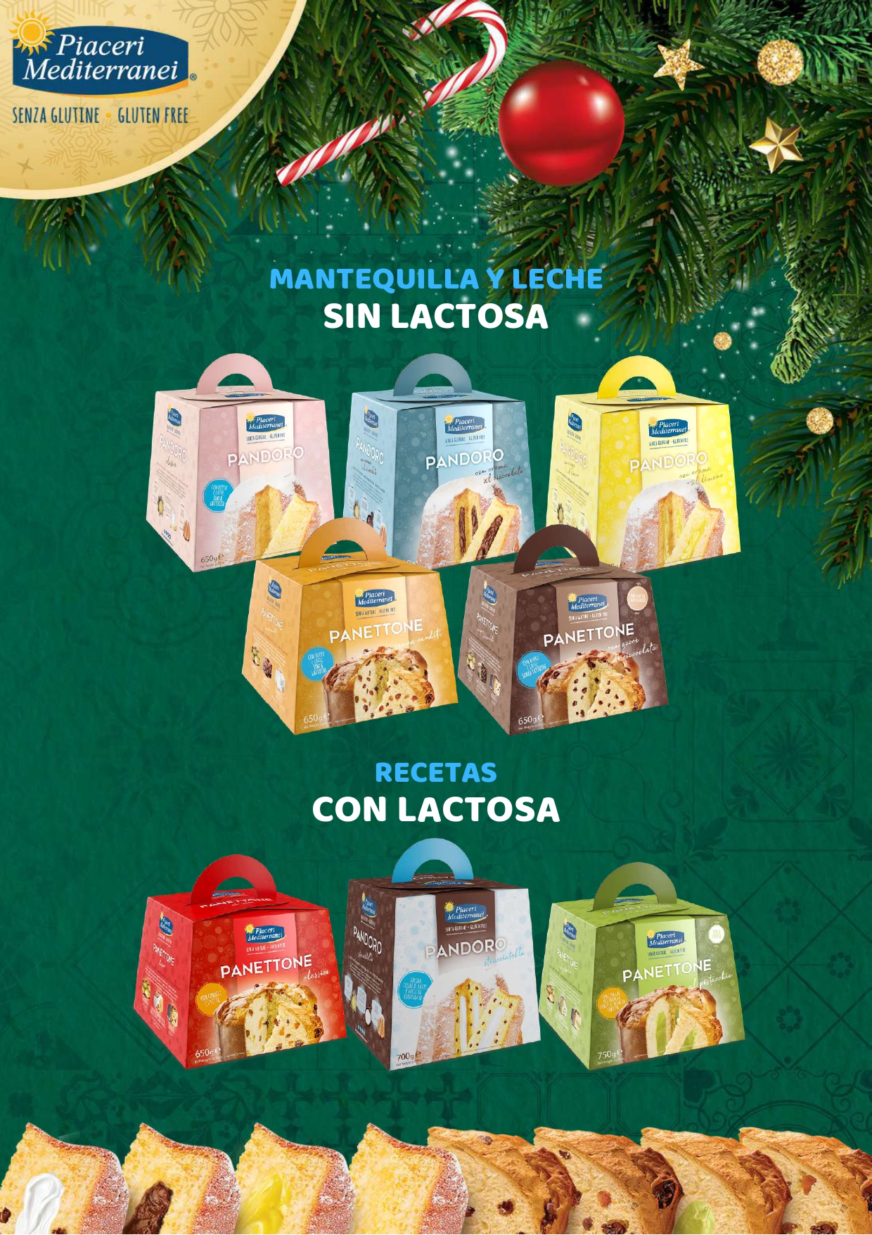 Panettone sin gluten y sin lactosa