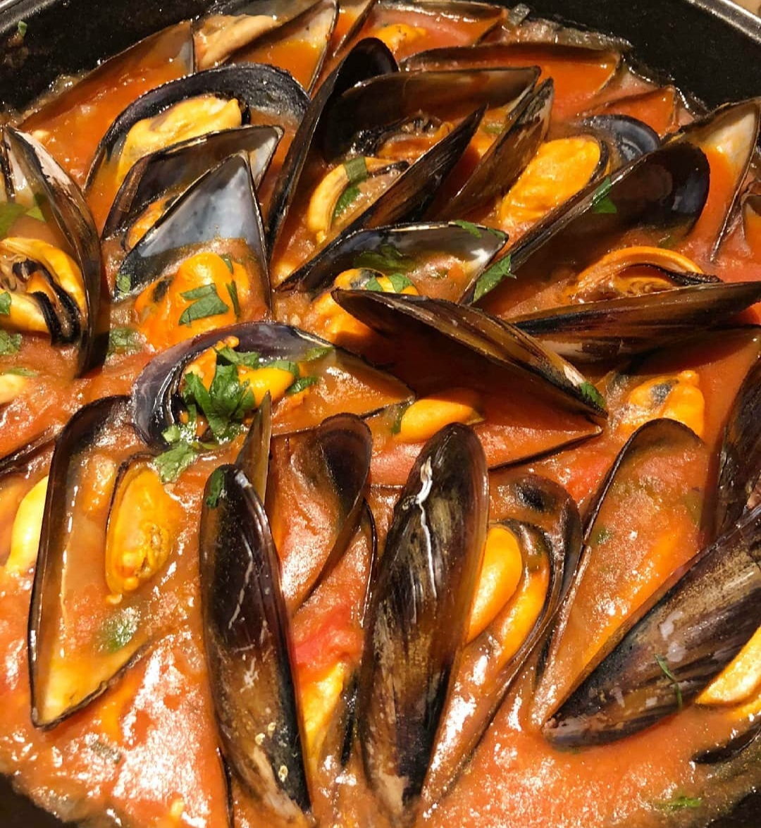 Mejillones a la marinera