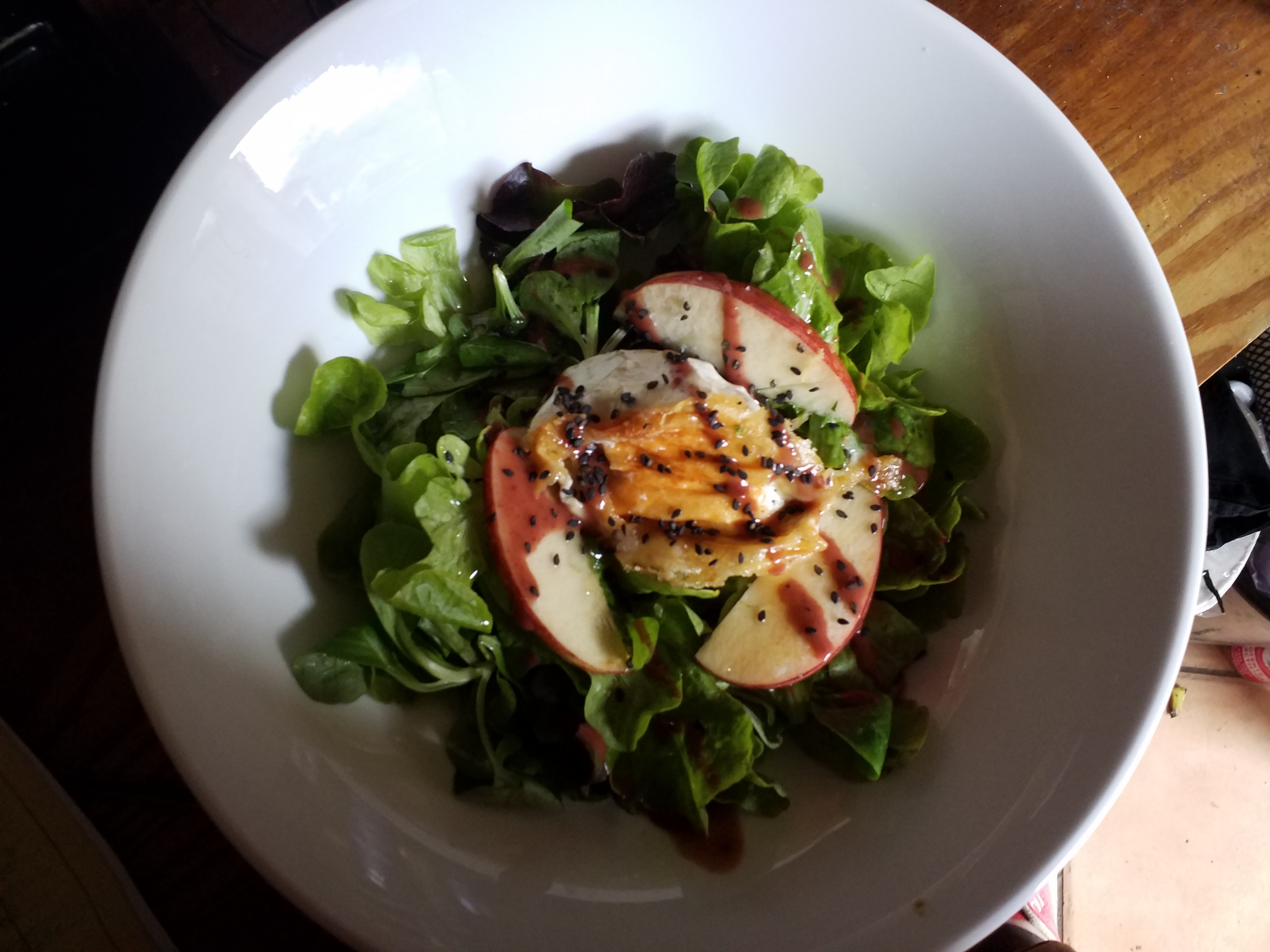 Ensalada queso de cabra