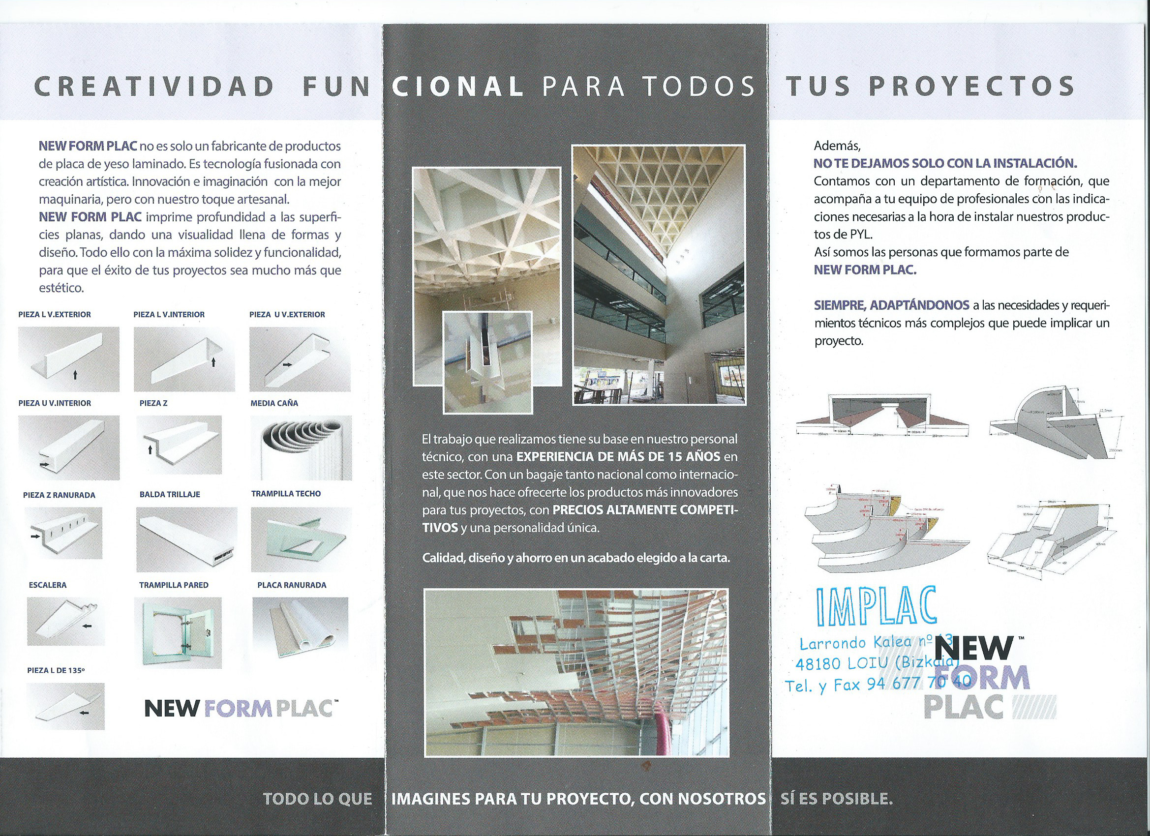 Preformados de yeso laminado