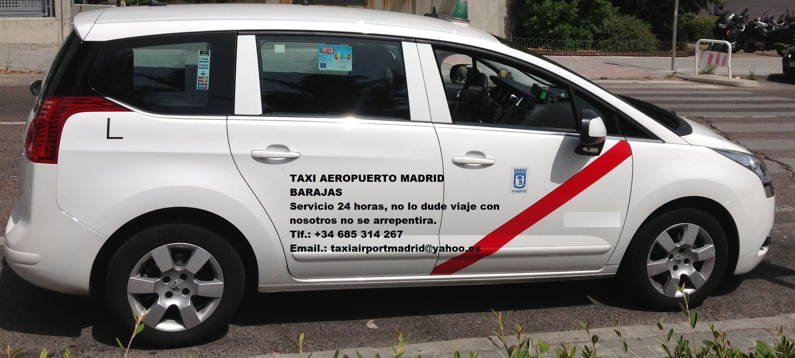 AIRPORT TAXI LAS TABLAS IN MADRID