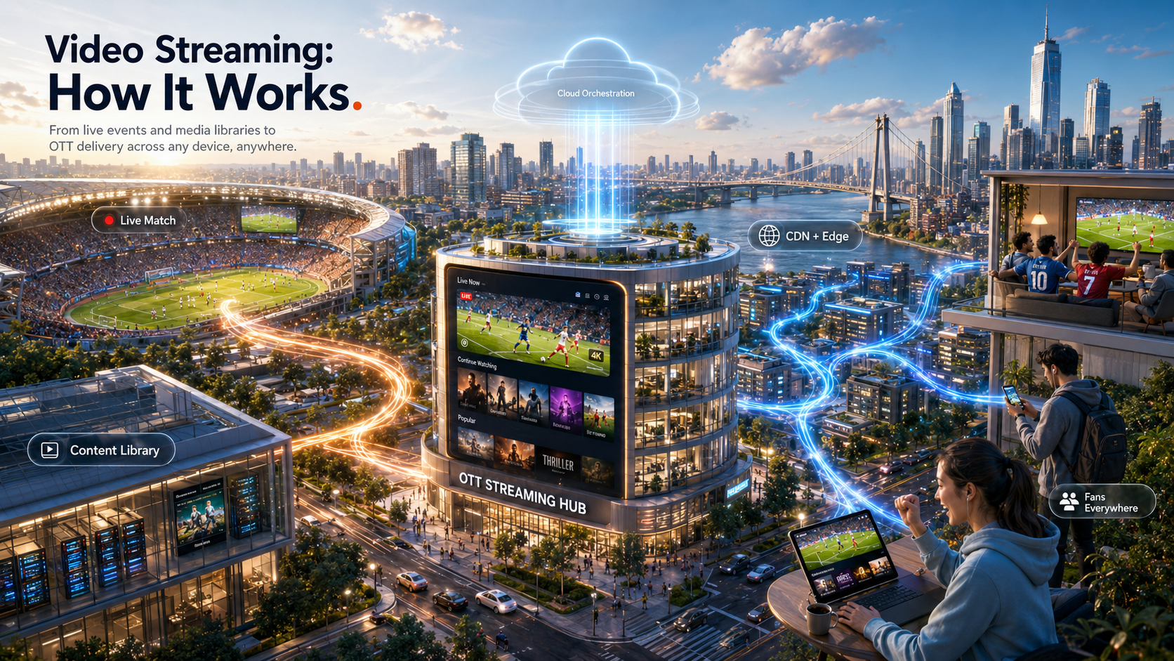 Video Streaming — How It Works (City)